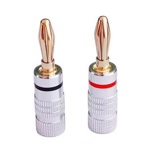 4 мм позолоченный Банановый штекер разъем для аудио разъема провода динамика - Product Image 5