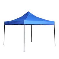 Tente publicitaire d'extérieur à quatre coins, auvent à quatre pieds, auvent télescopique pop-up, auvent carré pliable, abri de pluie, parapluie