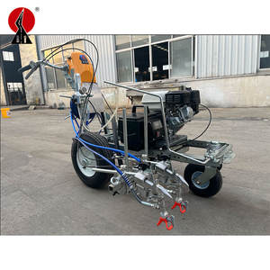 <span class=keywords><strong>Peinture</strong></span> à froid 2 pistolets manuels Airless Line Striper Machine de pulvérisation de marquage routier - Product Image 6