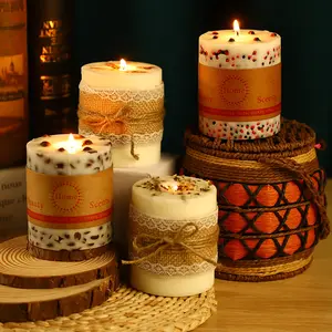 Soja-Glas Personalisieren Sie Wachs wärmer, der Schmelztiegel führte Malaysia-Duft kerze für Kerze mit Deckel macht