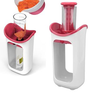 PureeSqueezer Kitchen Food Processor Juice Dispenser Red And Blue For Children <b>Fruit</b> <b>Vegetable</b> <b>Tools</b> - Product Image 5