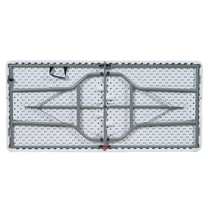 Tavolo da Picnic Pieghevole Portatile in Plastica da 6 Piedi con Set di 2 Panche, Tavolo e Sedie per Interni ed Esterni, per Feste, Campeggio, Patio - Product Image 4