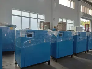 Oil Cooling Factory Direct Sale Permanent Magnet Frequency Conversion Control System 7.5kw 0.8MPa Screw Air Compressor