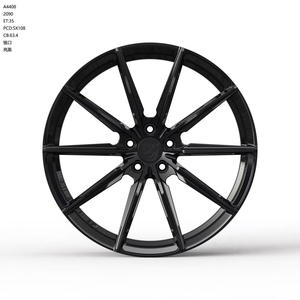 Rines de Aleación 6061 Forjados a Medida de 20 Pulgadas y 5x108 para <span class=keywords><strong>Jaguar</strong></span> XF <span class=keywords><strong>R</strong></span> <span class=keywords><strong>Sport</strong></span> <span class=keywords><strong>2017</strong></span> en Negro Brillante - Product Image 4