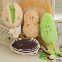 Fabricant de peluches Vente en gros Creative Peanut Melon Seeds Jouets en peluche Creative Snack Peluche douce jouet