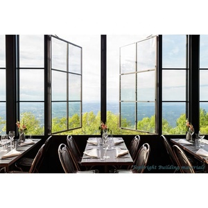 หน้าต่างบานเปิดแบบฝรั่งเศส ราคาประหยัด ทำจากเหล็กและอลูมิเนียม  แบบเปิดด้านใน  แบบผลัก-ดึง  และแบบสวิง - Product Image 4