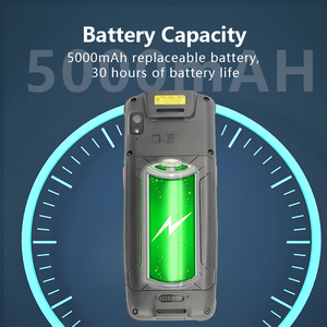 5000mAh Pin <span class=keywords><strong>Android</strong></span> PDA Scanner máy tính di động thiết bị đầu cuối máy tính cầm tay - Product Image 3