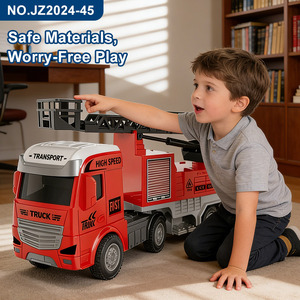 <span class=keywords><strong>Camion</strong></span> de <span class=keywords><strong>pompier</strong></span> à inertie personnalisé avec échelle de secours pour enfants, jouet de <span class=keywords><strong>pompier</strong></span> pour jeu d'imitation - Product Image 5