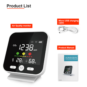 Medidor de CO2 de Escritorio Mini, Medidor de CO2 Inteligente con Wifi Tuya, Analizador de Gas CO2 Portátil, Detector de Dióxido de Carbono, Venta al Por Mayor de Fábrica - Product Image 2