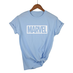 T-shirts décontractés pour femmes tendance Harajuku, punk <span class=keywords><strong>rock</strong></span> MARVEL, coton Tumblr, t-shirt décontracté hipster pour <span class=keywords><strong>femme</strong></span>, hauts graphiques - Product Image 2