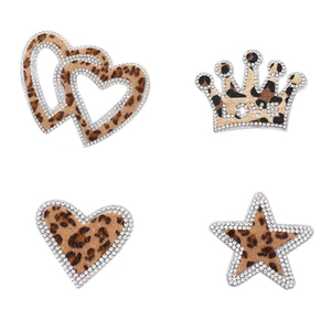Motivo de diamantes de imitación patrón de leopardo decoración pasta de fusión en caliente tela de malla adhesiva <span class=keywords><strong>pegamento</strong></span> trasero <span class=keywords><strong>para</strong></span> bolsos Zapatos <span class=keywords><strong>Ropa</strong></span> sombrero DIY - Product Image 1
