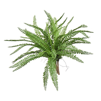 Fougère artificielle Yida Boston de 52 cm, plante suspendue à feuilles multiples, durable, pour la décoration intérieure de la maison et du bureau, en pot.