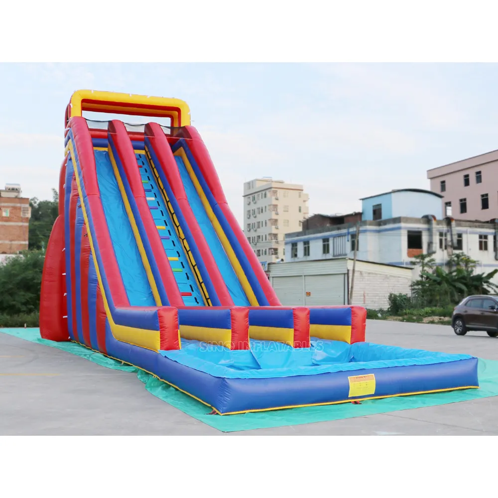 10m high commercial giant inflatable water slide for adults for sale made of best pvc tarpaulin from China inflatable factory