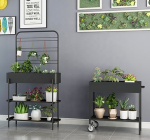 Jardinières en métal pour la culture de légumes et de fleurs, bac à plantes <span class=keywords><strong>surélevé</strong></span> étroit, bac à plantes <span class=keywords><strong>surélevé</strong></span> en métal, Aiuola Rialzata - Product Image 5