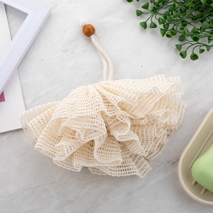 Natural 40g Sisal <strong>Ramie</strong> <strong>Fiber</strong> Bath Ball Durable Loofah Scrubber for Skin Cleaning Modern Style Bath Sponge Towel Foam Net - Product Image 2