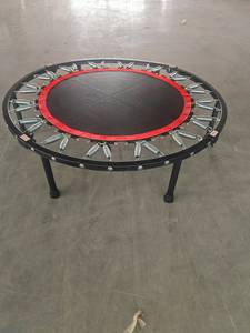 <span class=keywords><strong>Trampoline</strong></span> de Gymnastique Intérieur Pliant Type W à <span class=keywords><strong>Double</strong></span> Ressort, 40 Pouces, en Acier, avec Filet de Protection, Durable et Tendance, Vente Chaude OEM - Product Image 2