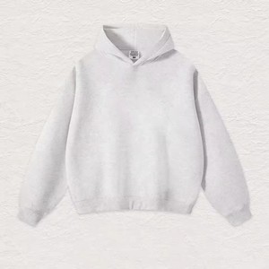 Felpa da <span class=keywords><strong>Uomo</strong></span> Oversize alla Moda in Cotone, Comoda e Morbida, Semplice Felpa con Cappuccio - Product Image 5