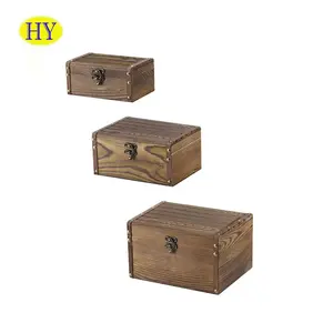 Wholesale Pine Wood Watch Storage Case Luxury Gift Packaging Premium Lacquered Wooden Watch Box