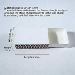 Custom Printed Matte Paper Match <strong>Box</strong> Durable <strong>Cardboard</strong> Match <strong>Storage</strong> <strong>Box</strong> Wedding Favor Cosmetic Gift Packaging <strong>Box</strong> With Matches - Product Image 5