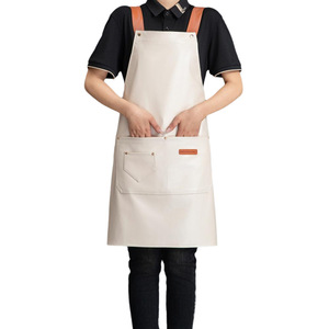 Bán buôn biểu tượng tùy chỉnh in PU mềm da BIB tay Tạp dề cho phục vụ làm việc quần áo - Product Image 5