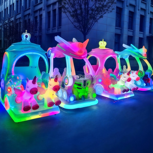 Auto Elettrica Biposto per Bambini, Modello Principessa, Adatta per Parchi Divertimento e Utilizzabile anche da Adulti - Product Image 1
