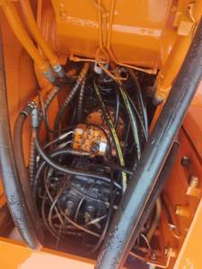 Bon état DOOSAN Dh150w-7 utilisé hydraulique roue excavatrices moyennes 15ton DH150 pelleteuses d'occasion - Product Image 5