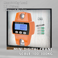 Báscula Digital Mini Tipo Grúa para Ganado, Equipo de Caza, Báscula Electrónica de Fundición a Presión, 100 kg, 200 kg, 300 kg, Modelo TCS ODM