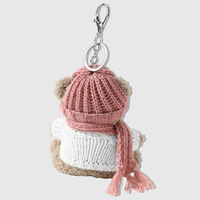 Jouets en peluche personnalisés en gros, mignons ours en peluche en coton, animaux en peluche doux, porte-clés 18 cm