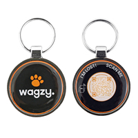 Etiquetas de Identificación para Mascotas con Código QR NFC, Etiquetas de Metal Ecológicas Personalizadas de Alta Calidad al por Mayor, Etiquetas Antipérdida para Perros con Nombre de Mascota
