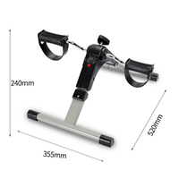 España en Stock Mini Pedal máquina de ejercicio portátil PIE Ciclo brazo pierna rehabilitación entrenador para el hogar y la Oficina entrenamiento