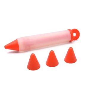 Pistolet à douille en silicone pour la décoration de gâteaux et biscuits, outil de pâtisserie DIY, style moderne et minimaliste - Product Image 5