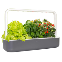 Kit de culture de potager hydroponique pour maison intelligente Spectre complet LED Lampes de culture réglables en métal durable, matériaux PC