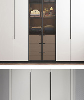 Poignées de meubles dissimulées en aluminium spatial moderne, profil noir et or, pour tiroirs de placards, idéales pour appartements et écoles (vente en gros)