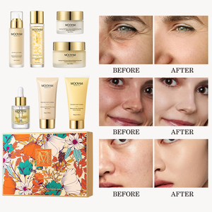 Guérison Fluff Fleur Équilibré Hydratant Peau Sept Pièces Ensemble Avec Toner Sérum Lotion Nettoyant BB/Yeux/Crème Pour La Peau Ensemble De Soins De La Peau - Product Image 5