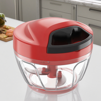 Gadget de cuisine, hachoir manuel en acier inoxydable, coupe-ail, coupe-oignon, coupe-poivre, trancheuse manuelle, hachoir à légumes