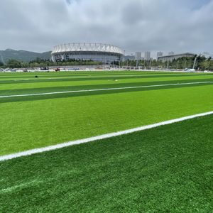 <span class=keywords><strong>Gazon</strong></span> <span class=keywords><strong>synthétique</strong></span> de football de 50 mm, haute densité, résistant à l'usure, pour terrains de football professionnels, directement de l'usine - Product Image 1
