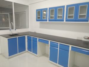 El mejor precio, mesa de laboratorio de farmacia Hexagonal móvil, fuente de alimentación ajustable Vintage para profesores, banco de laboratorio con fregadero - Product Image 2