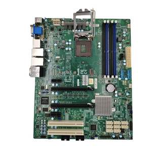 Para Placa Base Supermicro con Chipset C236, LGA1151, Xeon E3-1200 V5/v6, 6.ª/7.ª Generación. Placa Base Core I7/i5/i3 Serie X11SAE-F DDR4 - Product Image 1