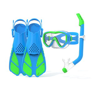 Juego de 3 Piezas de Equipo de Snorkel, Máscara de <span class=keywords><strong>Buceo</strong></span> Ajustable, Aletas de Natación y Tubo de Respiración para Adultos - Product Image 4