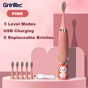 Spazzolino Elettrico Sonico Ricaricabile per Bambini 2025, Vendita all'Ingrosso OEM con Logo Personalizzato, Silenzioso e per Pulizia Profonda - Product Image 1