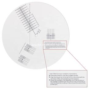 Stroboscope pour disque vinyle LP, vérificateur de vitesse, tachymètre pour platine, testeur de vitesse stroboscopique, vérificateur de disque, tapis stroboscopique en acrylique pour platine - Product Image 3