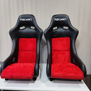 Asientos <span class=keywords><strong>de</strong></span> Competición Tipo Bucket con Respaldo <span class=keywords><strong>de</strong></span> Fibra <span class=keywords><strong>de</strong></span> Carbono y Costuras Negras en Alcántara, con Logotipo Personalizado, para Arnés <span class=keywords><strong>de</strong></span> 5 Puntos - Product Image 2