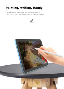 ปากกาสไตลัสแบบแอคทีฟสำหรับหน้าจอสัมผัสแบบคาปาซิทีฟ รองรับการป้องกันการสัมผัสโดยมือ สำหรับ iPad พร้อมฟังก์ชันการเอียง - Product Image 6