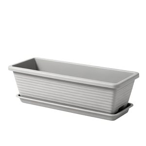 Grand Plasti Hollen Légumes <span class=keywords><strong>Fleur</strong></span> Balcon Suspendus Pots Hollen Rectangulaires pour Jardinières Lazyman pour Garde-Corps - Product Image 1