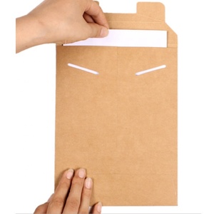 Sonder anfertigung nicht biegen starre A4 C4 C5 Karton Umschlag Zwart <span class=keywords><strong>Manilla</strong></span> Kraft Vintage braun Offsetdruck Umschläge mit Druck - Product Image 2
