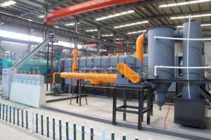 Horno de Carbonización Continua Duradero para Residuos de Semillas de Jackfruit, Reciclaje Comercial de Biomasa, Maquinaria Industrial de Carbonización - Product Image 6