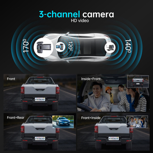 Bán Hàng nóng 4K GPS Car <span class=keywords><strong>DVR</strong></span> 3-kênh Dash Camera với tầm nhìn ban đêm và IPS màn hình chất lượng Video <span class=keywords><strong>Recorder</strong></span> cho xe ô tô - Product Image 5