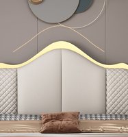 Lit de rangement moderne en cuir rembourré, économique, taille double/king/queen, cadre de lit écologique de haute qualité