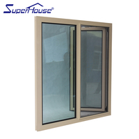 Ventanas Oscilobatientes de Aluminio con Doble Vidrio Templado, Resistentes a la Lluvia, de Buena Calidad Europea