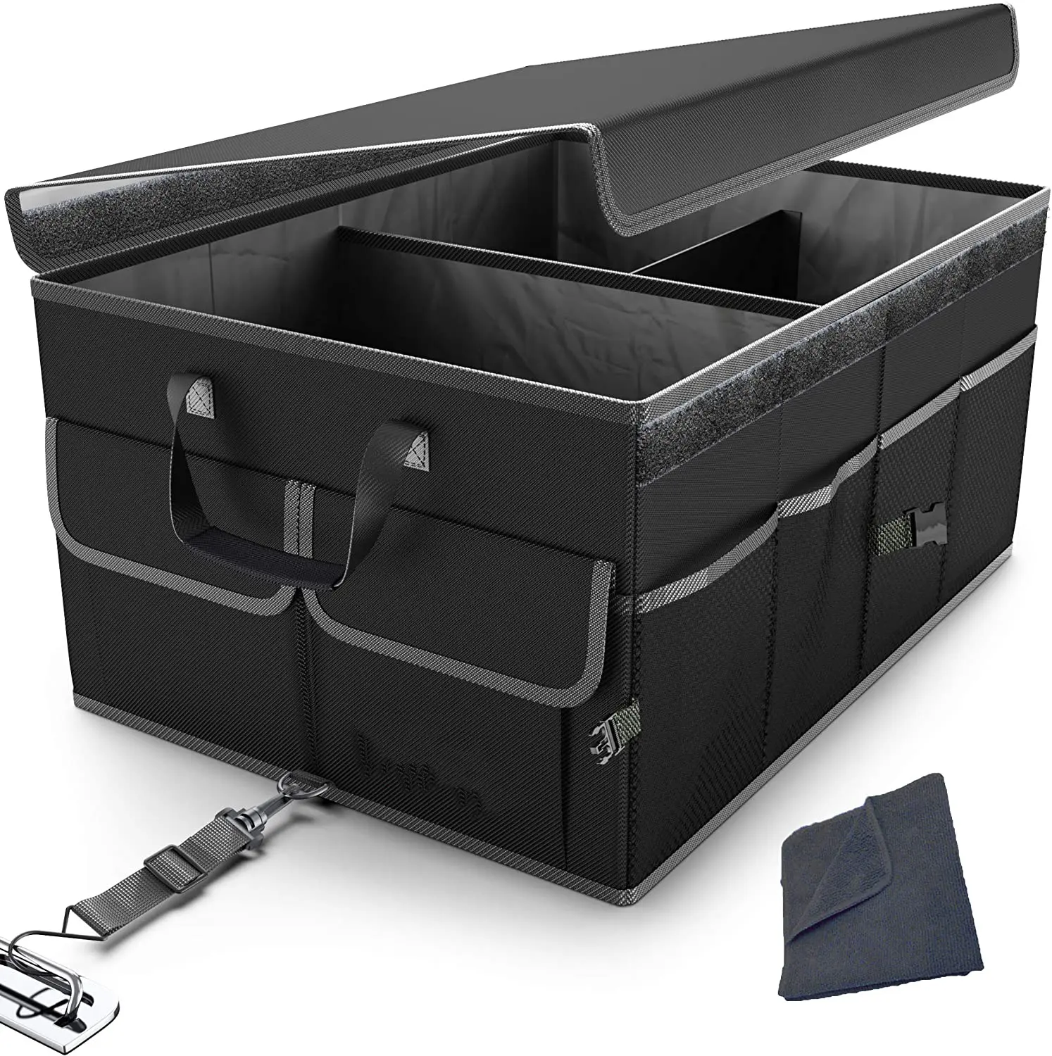 Meilleure vente Top qualité Portable pliant voiture boîte de rangement Auto coffre de voiture organisateur